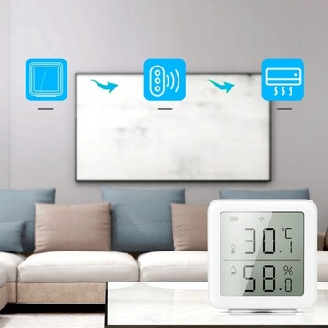 TUYA LCD WiFi датчик температуры и влажности