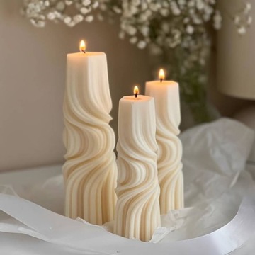 Силиконовая форма для свечей и мыла ФС-07 для воска