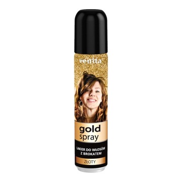 VENITA LAKIER DO WŁOSÓW 75 ML BROKAT GOLD