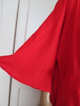 Boohoo czerwona imprezowa sukienka wesele plus size 22 3 Xl 4Xl 5Xl j NOWA