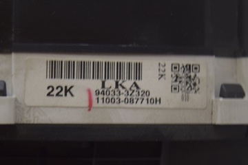 HYUNDAI I40 FACELIFT 1.7 PŘÍSTROJOVÁ DESKA BUDÍKY 94033-3Z320
