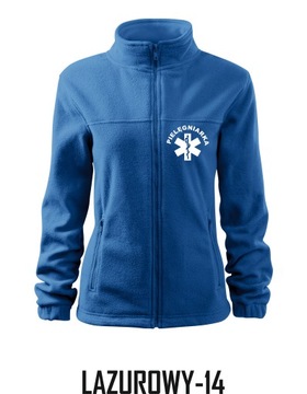 Polar damski PIELĘGNIARKA haft lazurowy 2XL
