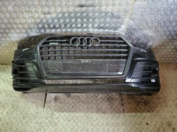 Бампер Передній Передня Audi Q7 II 4M LC9X 15- Чорний Sline S-line