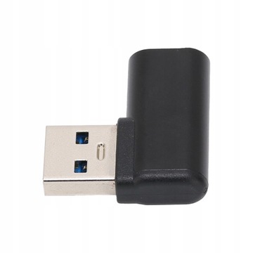 90-градусный переходник USB-A 3.0 «папа» на «мама» типа C