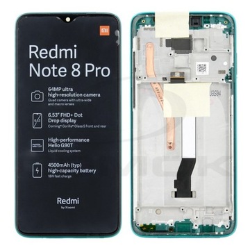 ORYGINALNY WYŚWIETLACZ XIAOMI REDMI NOTE 8 PRO
