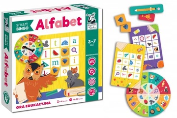 Kapitan Nauka GRA edukacyjna Bingo ALFABET 3-7 lat