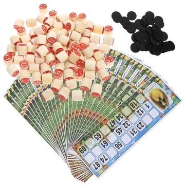 BINGO LICZBY KART NUMERY GRA W SZACHY