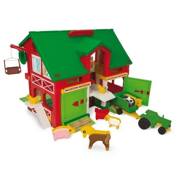PLAY HOUSE FARMA DOMEK ZE ZWIERZĄTKAMI WADER 25450