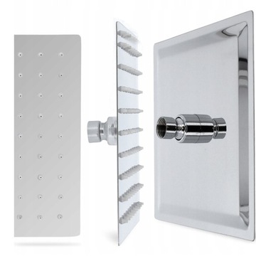 Душевая головка из нержавеющей стали 304 20*20 см