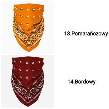 CHUSTA BANDANA CHUSTKA BANDAMA BANDAMKA APASZKA