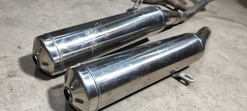 SUZUKI GSXF 600 750 TŁUMIKI JAMA WYDECHY KOLEKTOR WYDECHOWY KOLEKTORY