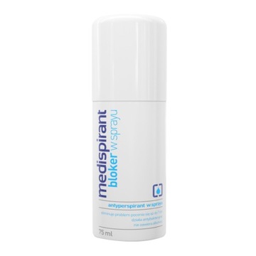 Medispirant Bloker w sprayu 75 ml MAŁE WGNIECENIE OPAKOWANIA