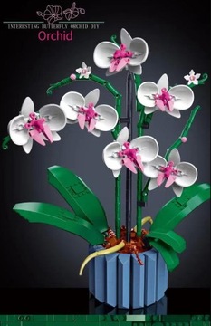 Конструкторы Орхидея / 608 элементов / Упакованы в декоративную картонную коробку