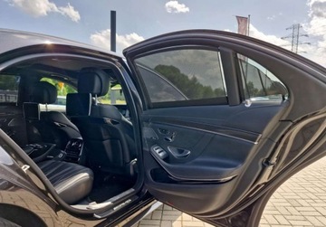 Mercedes Klasa S W222 Limuzyna wersja długa AMG S 63 AMG 585KM 2016 Mercedes-Benz Klasa S 63 AMG 4MATIC L Salon Polska Niski przebieg Desig, zdjęcie 14