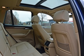 BMW X3 F25 SUV 2.0 28i 245KM 2013 BMW X3 F25 2.0 X-Drive 2.0i245 KMPanoramaBezowe Skory Navi 2.0, zdjęcie 19