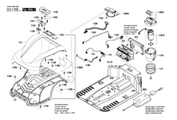 F016L69433 Мембрана Bosch для панели управления газонокосилки Indego 400