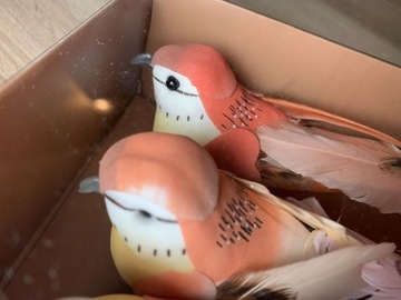 ЛИВАРНО для дома Декоративные ПТИЦЫ на клипсе - 6 шт. А