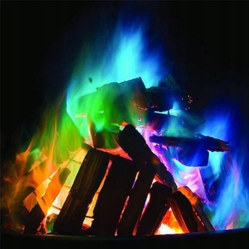 1Pc Coloured Flames Powder Mystical Bonfire