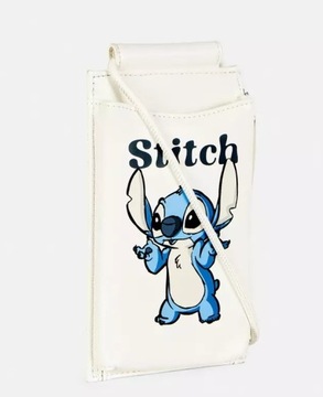 Disney Mała Torebka na Telefon Ramię Stitch Minitorebka Torba Śmietankowa