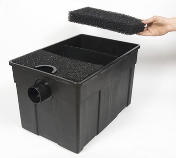 Фильтр для пруда NUB-12000 с УФ-лампой мощностью 18 Вт.