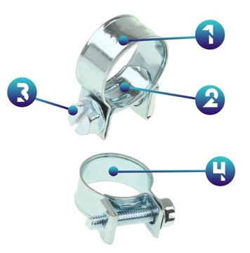 ЗАЖИМЫ МЕТАЛЛИЧЕСКИЕ ЗАЖИМЫ MINI GBS SGB CLAMP 10-12 мм 5 шт.