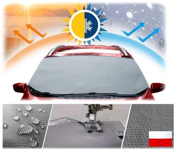 SUN MAT Чехол на лобовое стекло Защита от СОЛНЦА УФ-фильтр ЗИМА/ЛЕТО Польша