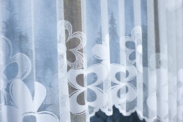 ШТОРА ГОТОВАЯ БЕЛАЯ ЖАККАРДОВАЯ ШТОРА