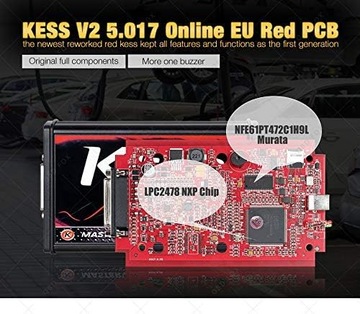 KESS V2.80 ECU 5.017 RED EU ПРОГРАММИРУЮЩИЙ ИНТЕРФЕЙС