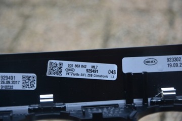 КОРПУС ПАНЕЛИ КОНДИЦИОНЕРА VW PASSAT B8 3G1863042