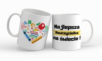 Kubek NAJLEPSZA NAUCZYCIELKA prezent na KONIEC ROKU dzień nauczyciela