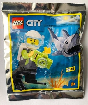 LEGO CITY NUREK + Rekin nr. 952019