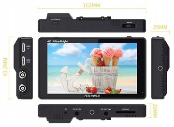Монитор Feelworld LUT6S 6 дюймов с разрешением 3G-SDI