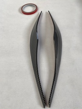 ФОНАРЬ ПЕРЕДНИЙ КОРИЧНЕВЫЙ BMW E90 E91 КАРБОН