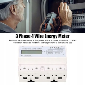 ТРЕХФАЗНЫЙ СЧЕТЧИК, 3-ФАЗНЫЙ СУБСЧЕТЧИК ЭНЕРГИИ ТОКА