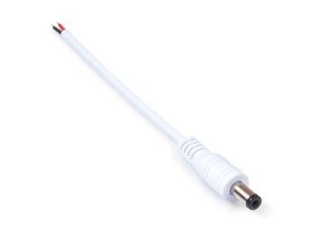 Złączka CN-22B: wtyczka 2.1/5.5mm z przewodem 15cm
