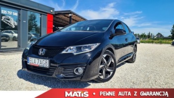 Honda Civic IX Hatchback 5d 1.8 i-VTEC 142KM 2015 Honda Civic 1.8benz Automat kamera climatronic bezwypadek tempomat 1 rej 2