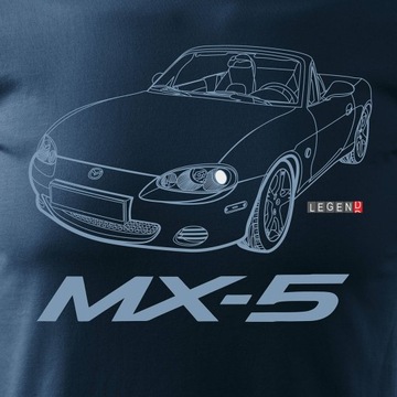 Koszulka z samochodem MAZDA MX-5 MX 5 na prezent
