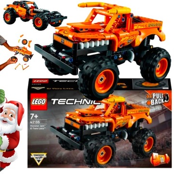 LEGO TECHNIC 2W1 MONSTER JAM EL TORO LOCO MONSTER TRUCK WYŚCIGÓWKA ZESTAW