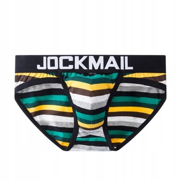 JOCKMAIL SLIPY MĘSKIE W PASKI RAINBOW GYM XL