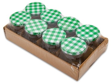 8x баночка стеклянная банка для консервирования, маринования меда, варенья 200 мл