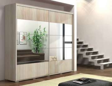 Раздвижной шкаф для одежды Sara 230/245/62