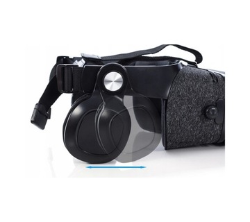 VR GOOGLE С НАУШНИКАМИ ДЛЯ 3D-ПРИЛОЖЕНИЙ + ПУЛЬТ ДИСТАНЦИОННОГО УПРАВЛЕНИЯ