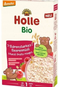 HOLLE BIO KASZKA MUSLI MALINA TRUSKAWKA 200G