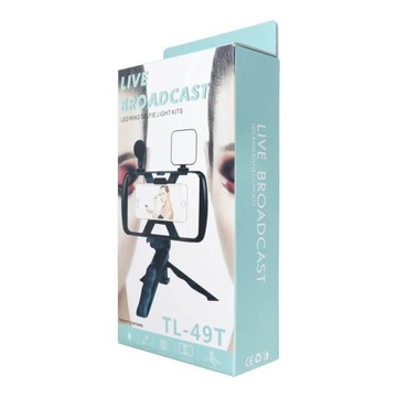 Zestaw/uchwyt selfie z pilotem na bluetooth tripod do transmisji na żywo z