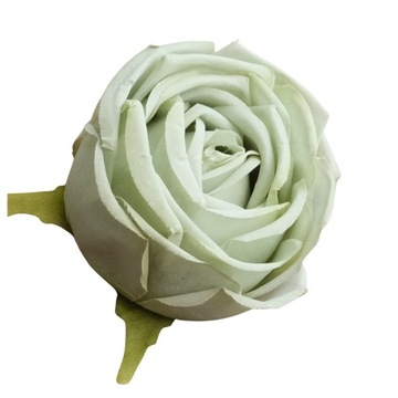 PIĘKNA RÓŻA RÓŻE GŁÓWKA WYROBOWA ZIELONA SZTUCZNE KWIATY
