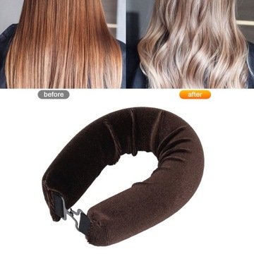 3 упаковки безнагревательных щипцов для завивки с повязкой на голову, мягкие щипцы для завивки YF Free Soft