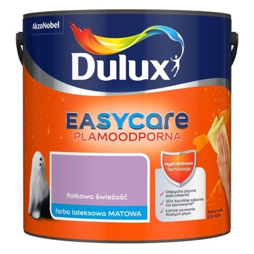 DULUX EASYCARE Farba lateksowa ścienna 2,5 l FIOŁKOWA ŚWIEŻOŚĆ