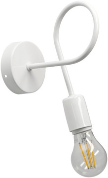 LAMPA WISZĄCA SUFITOWA ZAWIJANA LOFT 1xE27 BIAŁA