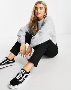 TOPSHOP SWETER SZARY DAMSKI KLASYCZNY 44 UEL