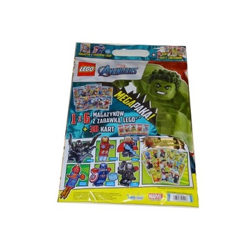 Lego Avengers MegaPAKA zestaw gazeta + karty